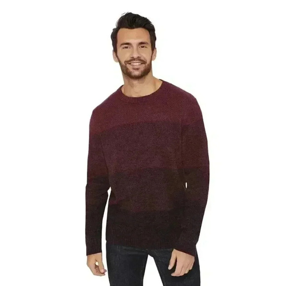 NEW! ‎ GEORGE men's sweater burgundy and black small, XL & 2XL - Picture 8 of 8